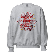 Load image into Gallery viewer, Book Dragon Unisex Sweatshirt
