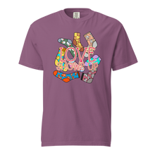 Load image into Gallery viewer, Love Shows Up Unisex garment-dyed heavyweight t-shirt