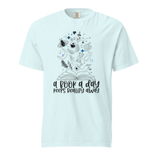 Load image into Gallery viewer, A Book A Day Unisex garment-dyed heavyweight t-shirt