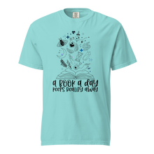 Load image into Gallery viewer, A Book A Day Unisex garment-dyed heavyweight t-shirt