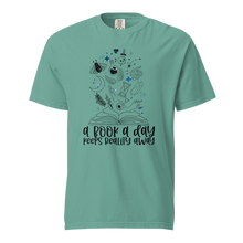 Load image into Gallery viewer, A Book A Day Unisex garment-dyed heavyweight t-shirt