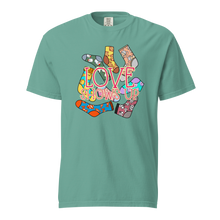 Load image into Gallery viewer, Love Shows Up Unisex garment-dyed heavyweight t-shirt