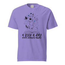 Load image into Gallery viewer, A Book A Day Unisex garment-dyed heavyweight t-shirt