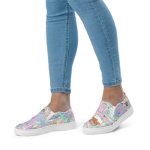 Load image into Gallery viewer, VSCO Girl Printed Women’s slip-on canvas shoes