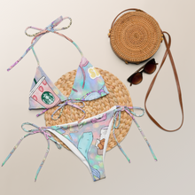 Load image into Gallery viewer, VSCO Girl Print String Bikini
